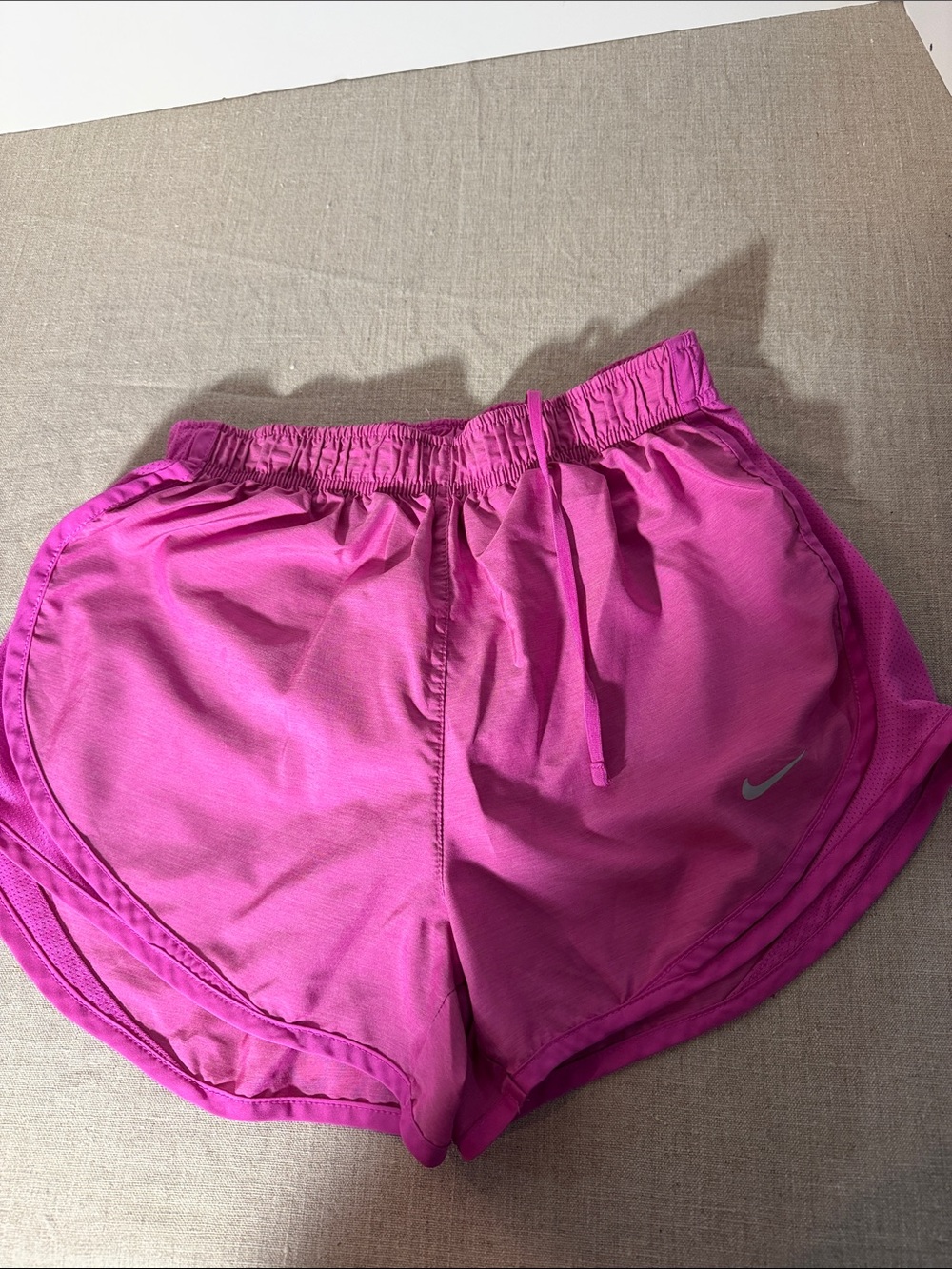 Nike Women's Hot Pink Athletic Running Shorts. WS110